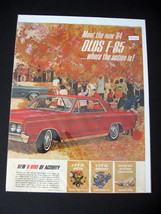 Vintage Oldsmobile F-85 Color Advertisement - 1964 Oldsmobile F-85 Color Ad - $14.99