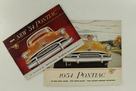 Vintage Automobile Paper New 1954 PONTIAC General Motors Sales Advertising Books - £19.06 GBP