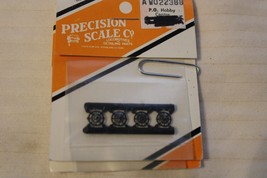HO Scale Precision Scale, Set of 4 Freight Car Brake Wheels, #22388 - £11.73 GBP