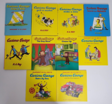 10 Curious George Books Series Collection Lot Margaret A Rey Hardcover Paperback - £11.76 GBP