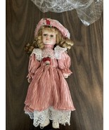 Elegant Bisque Porcelain Holiday (Christmas) Doll by Global Innovations ... - £4.85 GBP