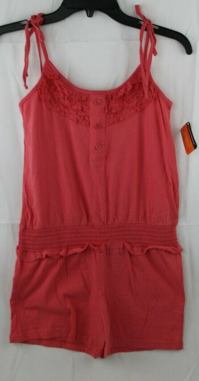 Primary image for ORageous Girls Solid One Piece  Romper Coral Size (L)  New with tags