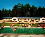 Poolside Arend&#39;s Motel North Conway New Hampshire NH UNP Chrome Postcard... - £5.41 GBP