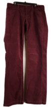 J.CREW Pants Women Size 28S Wine Color Corduroy Cotton 5-Pockets Design Pull On - £17.73 GBP