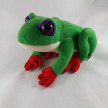 1997 Special Effects 24K  Beanie Boppers Tree Frog Culture Plush 8.5&quot; - £12.40 GBP