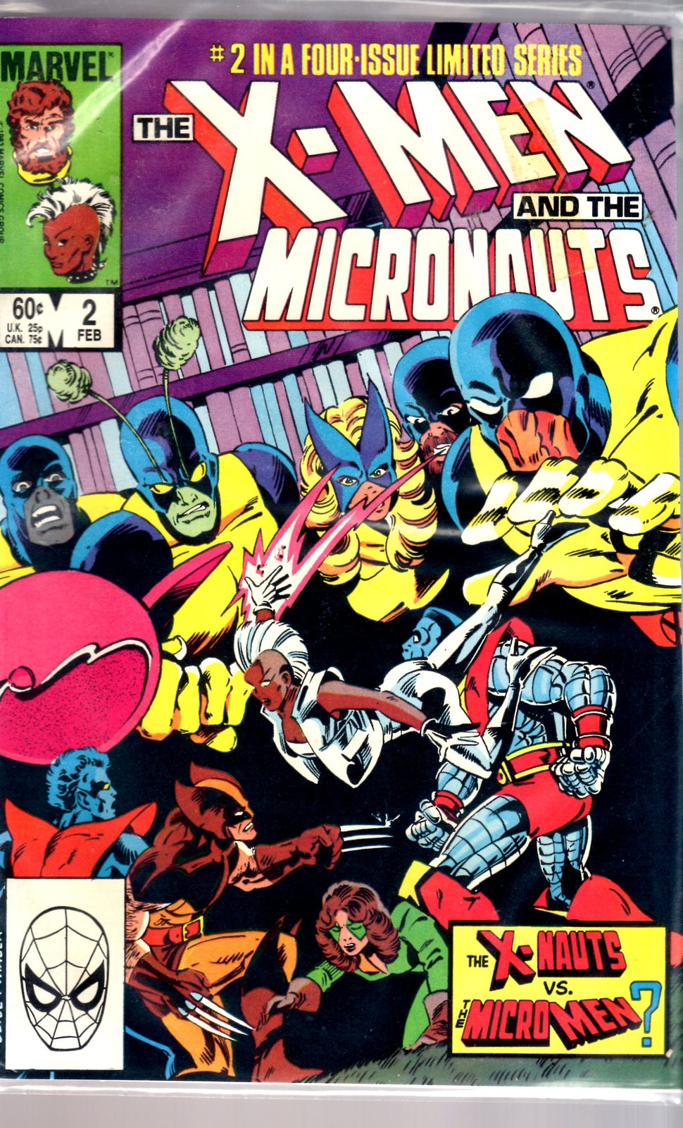 MARVEL COMIC THE X-MEN and the MICRONAUTS #2 - 1984 - £6.33 GBP