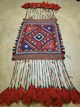 3&#39; X 4&#39; Antique Handmade Turkish Wool Kilim Rug Decorative Seat Cover - £404.27 GBP