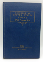 Handbook of United States Coins With Premium List, 21st Edition, 1964, B... - $7.92