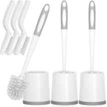 Toilet Brush, 3 Pack Toilet Brushes For Bathroom With Holder, Bathroom A... - $27.99