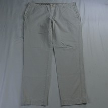 Joseph Abboud 40 x 32 Khaki Straight Flat Front Chino Pants - $12.99
