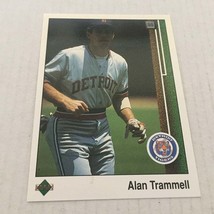 1989 Upper Deck Detroit Tigers Hall of Famer Alan Trammel Trading Card #290 - £3.12 GBP