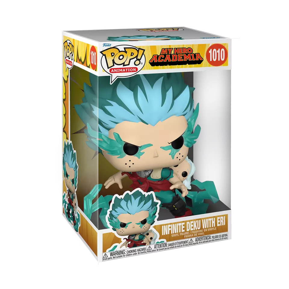 Funko POP! Animation My Hero Academia 10 Inch Infinite Deku With Eri #1010 - $502.01 MXN