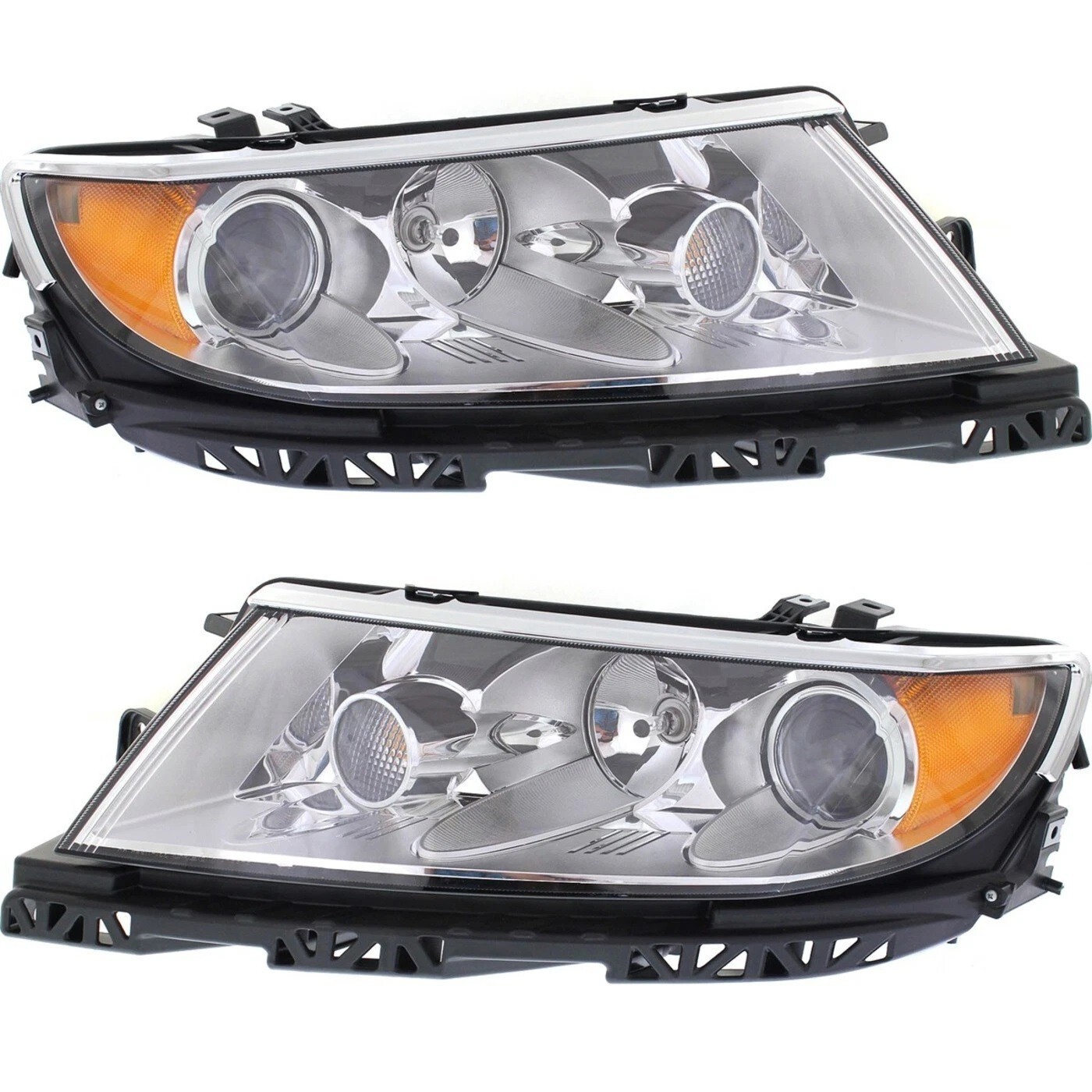 FIT LINCOLN MKZ MK-Z 2009-2012 HEADLIGHTS HEAD LIGHTS LAMPS W/O SPORT PAIR - $881.09
