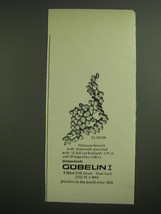 1968 Gubelin Brooch Advertisement - $3,200.00 Platinum brooch with diamonds - $18.49
