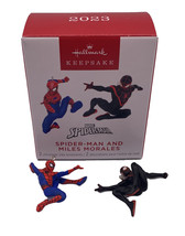 Hallmark Keepsake Mini Ornaments 2023, Marvel Spider-Man and Miles Moral... - $19.79