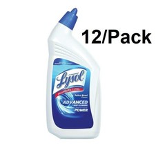 Lysol Toilet Bowl Cleaner Advanced Deep Cleaning Power 32 Oz. 12/ PACK - £63.35 GBP