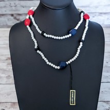 Vintage Lucite Necklace - Long 36&quot; - Can Be Layered - £15.72 GBP