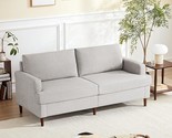 69W Loveseat Sofa, Mid Century Modern Couches For Living Room, Small Cou... - £347.56 GBP