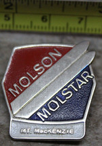 Molstar Molson Canadian Beer Mt MacKenzie Downhill Skiing Collectible Pin - £17.16 GBP