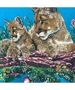 VTG Blue Cougars T-Shirt sz L Single Stitch - $320.38 MXN