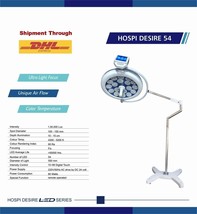 New LED OT Light Surgical Operation Theater Lamp Single Dome Mobile LED Light - £1,314.82 GBP