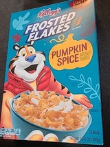 3 Boxes Kelloggs Frosted Flakes Pumpkin Spice Cereal 7 Vitamins and Mine... - £21.73 GBP