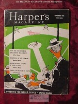 HARPER&#39;S September 1954 Arthur Moore Charles Einstein John D. Weaver - £12.70 GBP