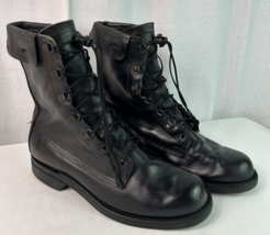 Vintage Craddock Terry 90&#39;s Combat Boots Military Men&#39;s Size 7.5 E Black... - $49.49