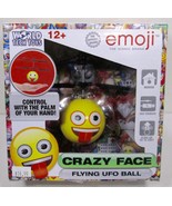 Emoji Crazy Face Flying UFO ball By World Tech Toys Brand New - £10.40 GBP