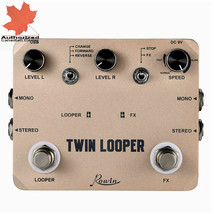 ROWIN LTL-02 Twin Looper and Recording Guitar Effect Pedal - £45.74 GBP
