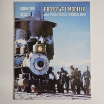 Prototype Modeler Magazine October 1981 Issue Model Train Railroad Vintage - £5.31 GBP