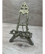 Vintage Ornate Art Nouveau Metal Photo Picture Frame Book Holder Easel S... - €21,01 EUR