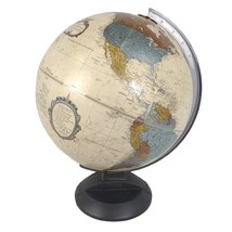 Vintage Replogle 12&quot; Diameter World Globe, Platinum Classic Series, Blac... - $33.87