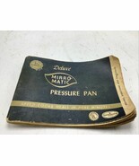1958 Mirror-Matic Deluxe Pressure Pan Cooker Owners Manual Booklet Recipes+ - $14.26 CAD