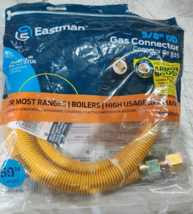 Gas Connector 1/2&#39;&#39; ID x 5/8&#39;&#39; OD x 60&#39;&#39; L Stainless Steel - Eastman 30Y... - €27,33 EUR