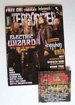 Terrorizer Magazine #204 2010 With Cd Electric Wizard Behemoth Napalm Death Nile - £17.82 GBP