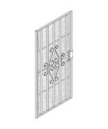 36&quot; x 80&quot; Security Door White - €229,78 EUR
