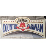 Jim Beam 1993 Country Caravan Tin Metal Sign Vintage Advertising Tavern Pub - $62.99