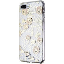Kate Spade Hardshell Protection Case Clear Floral for iPhone 6 6s 7 8 Plus Cover - £7.07 GBP