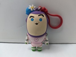 Buzz Lightyear as Mrs Nesbitt Toy Story Key Chain Bag Clip Disney Mrs. Pink Cute - $11.83