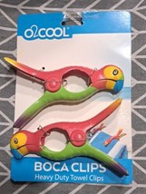Beach Towel Boca Clips - Parrots - Brand New - - $211.25 MXN