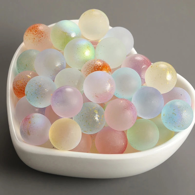 50pcs/set 12mm Glass Marbles Balls Charms Clear Pinball Machine Home Decoration - £8.91 GBP+