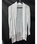 Aeropostale Ivory Duster Cardigan Lightweight Size M - $276.12 MXN