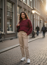 Bongo Juniors Quilted Multicolored Sweater Sz Small - $11.38