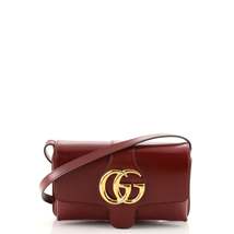Gucci Arli Shoulder Bag Leather Small Red - £1,625.17 GBP