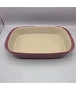 Pampered Chef Cranberry 9x13 New Traditions Baker Stoneware Lasagna Pan - $677.21 MXN