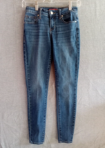 Guess Womens Jeans Size XS W 26&quot; Skinny Leg Bling Pocket Medium Wash Inseam 27.5 - £8.37 GBP