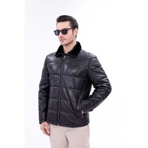 Vinci The Valtina Black Shearling Men Jacket image 5
