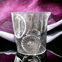 CJ Riedel Marguerite Pitcher Jug Glass Flower Clear Mid Century Mod 60s Recycled - £75.07 GBP
