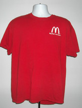 Mens McDonalds Big Mac for Sacks T Shirt large football hamburgers red - £17.37 GBP